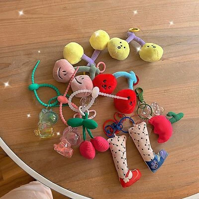 Key Chain Bag Pendant Cute Macaron Bag Trinkets Creative Schoolbag Accessories - Image 1 of 4