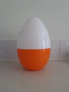 Large Refillable Easter Eggs Hunt Game Hollow Empty (orange and white) - Picture 1 of 1