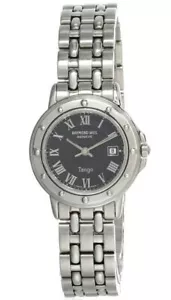 RAYMOND WEIL Geneve Black Dial SS Women's Watch 5360-ST-00208 -Store Display - Picture 1 of 1