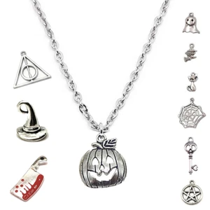 Collana di HALLOWEEN con ciondolo Pentacolo Strega Harry Potter Mano di Fatima - Foto 1 di 79