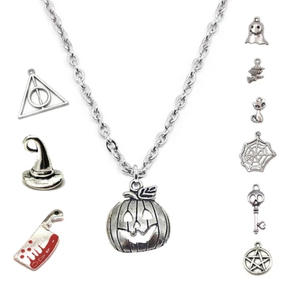 Collana di HALLOWEEN con ciondolo Pentacolo Strega Harry Potter Mano di Fatima - Immagine 1 di 4