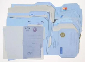 GB GVI, QEII x 43 diferentes hojas de cartas de correo aéreo. Aerogramas como nuevos. Todo mostrado. - Imagen 1 de 1