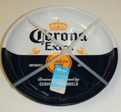 JUEGO DE 4 CUENCOS CORONA EXTRA 10" METAL/SERVIR NUEVO AUTÉNTICO Foto 1 de 2