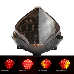 Integrated LED Tail Light Turn Signal Blinker For YAMAHA YZF R1 YZFR1 2004-2006 - Foto 1 di 20