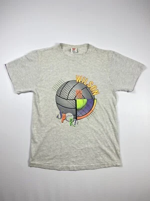 Camiseta deportiva Wilson Pro vintage para hombre talla L EE. UU. voleibol mangas dobles años 90 Foto 1 de 4