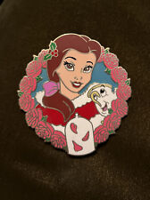 Christmas Belle Beauty Beast Fantasy Disney Pin LE Limited Edition