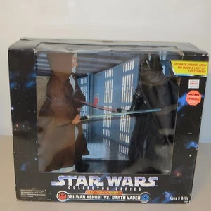 STAR WARS ELECTRONIC POWER F/X OBI-WAN KENOBI VS DARTH VADER KENNER 1997 - Picture 1 of 4