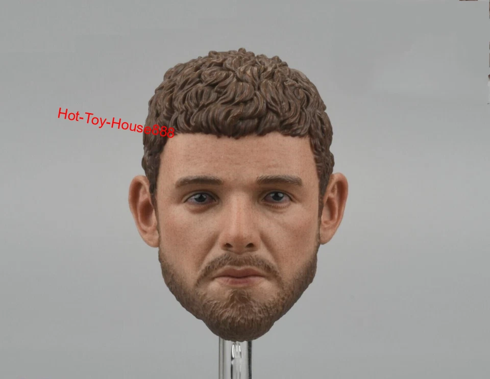1/6 Male Head Sculpt Roman Soldier for 12" Figure Hot Toys Phicen Ganghood Body - Image 1 of 3