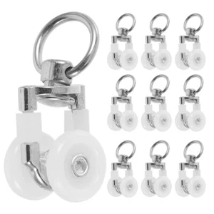 20Pcs Curtain Silent Roller Curtain Track Glider Curtain Silent Wheel - Picture 1 of 12