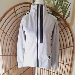 Rip Curl Womens AU 8 ANTI-SERIES FLEECE HOOD JACKET Like New Grey Rrp $139.99 - Picture 1 of 6