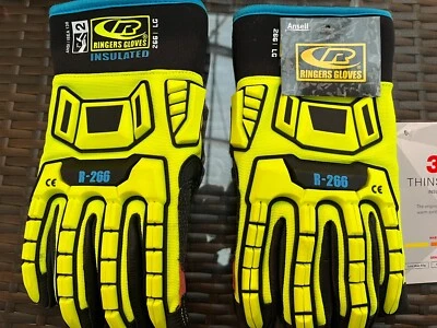 Arbeitshandschuhe  Gr. 10 Warm Schlagf. Wasserdicht Stoßfest ANSELL Ringers R266 - Bild 1 von 4