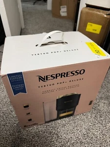 Nespresso Vertuo Pop+ Deluxe Breville Limited Edition Matte Black New - Picture 1 of 1