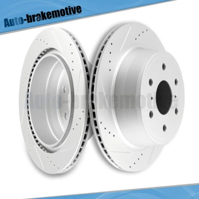FOR CADILLAC ESCALADE CHEVROLET AVALANCHE TAHOE GMC YUKON REAR BRAKE ROTORS - Imagem 1 de 4