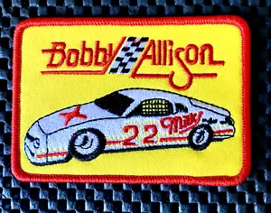 Bobby Allison Auto # 22 Miller NASCAR BESTICKT AUFNÄHEN PATCH 4" x 2 1/2" Neu aus altem Lagerbestand - Bild 1 von 2