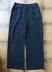 ASOS tall: weichfließende Leinenhose, Wideleg, schwarz, Gr. 44/46! extra lang!! - Bild 1 von 16