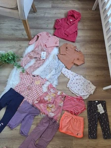 XXL Kleidungspaket Mädchen 74-80 Frühling Sommer Herbst Bekleidung Zara H&m Next - Bild 1 von 10