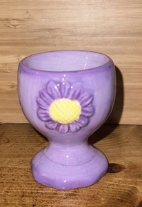 Violet Purple Egg Cup Purple Daisy Flower - Picture 1 of 3