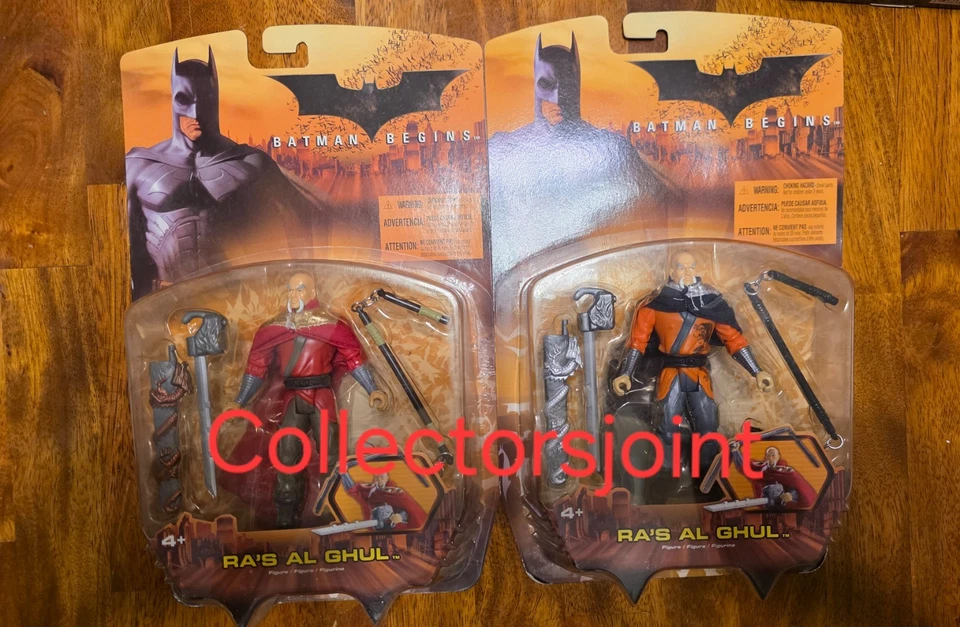 Mattel Batman Begins Ra's Al Ghul 2005 figura normal y persecución nuevo Foto 1 de 1