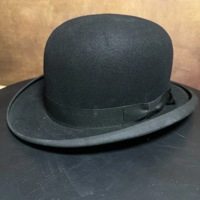 Винтажная фетровая шляпа-котелок - Snyder's - кожаная подкладка Derby размер 7 ЧИТАЙТЕ - Изображение 1 из 4