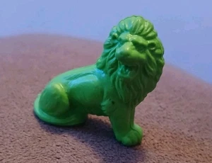 Vintage Diener Rubber Green Lion With Main Animals Zoo Safari Savana - Picture 1 of 3