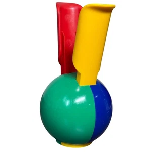Vintage Chef'n Pepper Ball Mill Grinder 80's Multi-Color 6" Funky Kitschy Rare - Picture 1 of 10