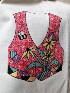 Black Eyed Susan Vest Fabric Panel Lisa Seely Harvest Festival Garden Flowers - Picture 1 of 15