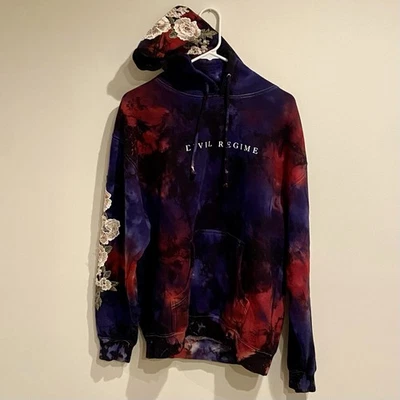 Civil Regime by Darc Sport Unisex Blanco Rosa Tie Dye Sudadera con Capucha Mediana M Foto 1 de 4