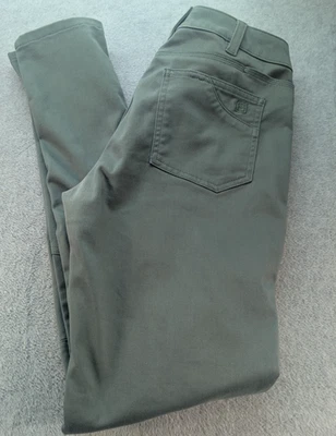 511 Pantalones Tácticos Mujer Talla 8 Largo Verde Algodón Poliéster Elastizado Pantalones Carga Foto 1 de 4