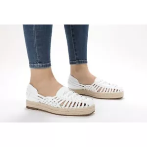 Sam & Libby Women's Asha Espadrille, White, Size: 7 - Picture 1 of 6