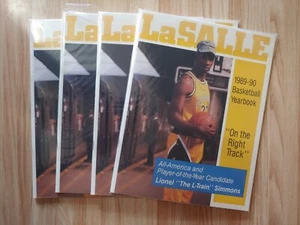 4- 1989-1990 LaSalle BASKETBALL JAHRBÜCHER - wunderschön - Lionel Simmons - L-Zug - Bild 1 von 6
