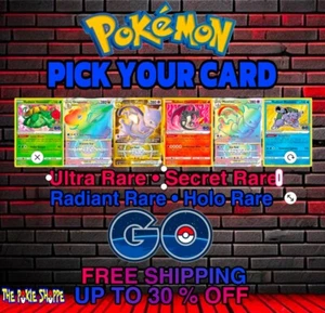 2016 Pokemon "GO"  PICK YOUR CARD/COMPLETE SET V, VMAX, VSTAR, RADIANT - Picture 1 of 31
