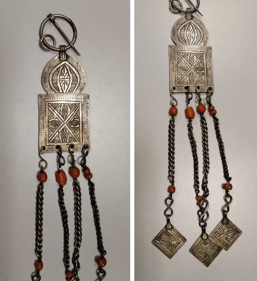 Spilla ornamento antico Berbero antique Gates of Paradise KABYLE Berber fibula - Immagine 1 di 3