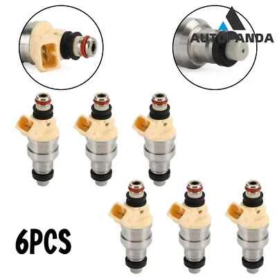 Nuevo inyector de combustible 6 piezas para Mitsubishi Mirage Montero Galant Sigma Eclipse FJ128 Foto 1 de 4