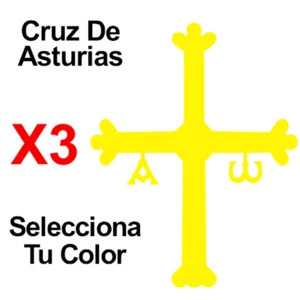 ASTURIAS CROSS VINYL STICKERS - Picture 1 of 15