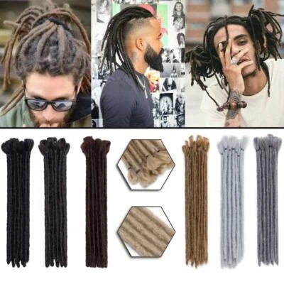 Extensión de rasta suave de 12" para hombre rastas hechas a mano rizos de imitación ganchillo giro EE. UU. Foto 1 de 4
