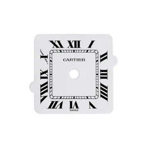 Ricambi orologio Cartier - Santos donna quadrato automatico - quadrante bianco - Foto 1 di 2