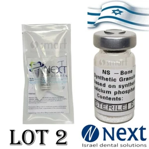 LOTx2 Steriler Knochentransplantatblock Synthetischer NS-BONE Next 2 Stück 5x5x10 Chirurgisch - Bild 1 von 2
