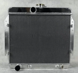 3 Row Aluminum Radiator For 1965 1966 Dodge Dart Plymouth Barracuda V8 Engine AT - Picture 1 of 12