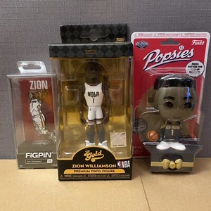 Zion Williamson Fan Pack Collectibles Lot NBA New Orleans Pelicans Funko FiGPiN - Picture 1 of 8