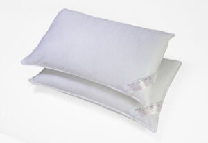 100% Microfibre Down Pair Of Pillows Luxury Hotel Collection Medium Support