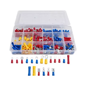 300PCS cold pressed terminal OT/UT round fork spade terminal block - Picture 1 of 12