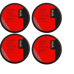 Muk Hard Muk Styling Mud 4 x 95GR Low Sheen Brutal Hold - Picture 1 of 3
