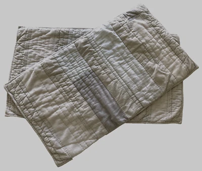 Colección Hotel Lote de 2 Fundas de Almohada Patchwork Acolchadas Talla King 19" x 34" Foto 1 de 4