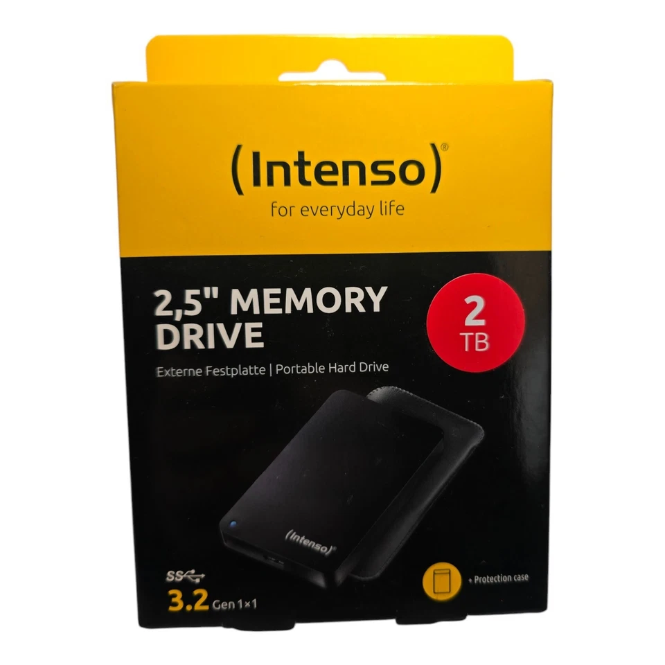 Intenso Memory Drive 2tb 2 5usb 3.0 Incl Bag