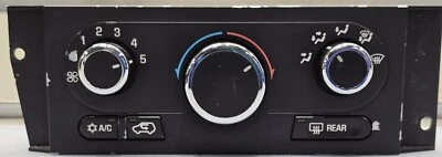 02-07 Buick Rendezvous Dash A/C Calentador Climatizador Temperatura Acondicionamiento Foto 1 de 4