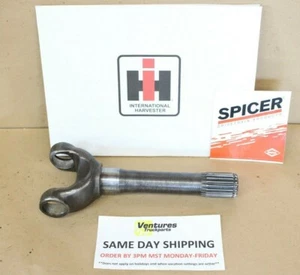 1967- 1975 IHC 1200 200 HD Dana 44 Outer Axle Shaft Large Ball Closed Knuckle - Picture 1 of 5