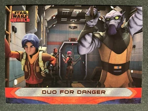 Duo For Danger 2015 Topps Star Wars Rebels #81 Base Set Rebel - Picture 1 of 2