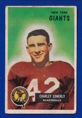 CHARLEY CONERLY redskins 1955 BOWMAN #16 GOOD  - Image 1 of 2