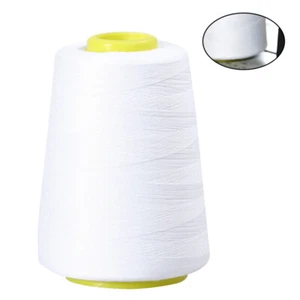 20/2 4000 Yards Sewing Threads Polyester Sewing Threads (White) sewing thread - Picture 1 of 11