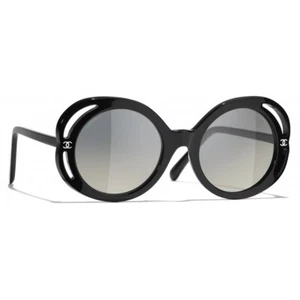 Chanel 71572A S/1072 Damen Sonnenbrille schwarz/grau Gläser mit Farbverlauf - Bild 1 von 7